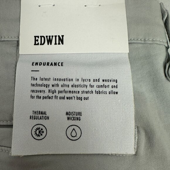 Edwin Mason Short Slim Chino Mens Size 38 Tone Color Cotton & Lycra Fabric - Picture 3 of 9